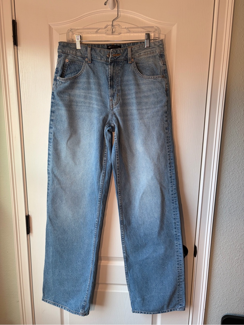 Cisco Women's High-Rise Light Blue Wide Leg Jeans 28 | 6 Tall 35 inseam CIS1